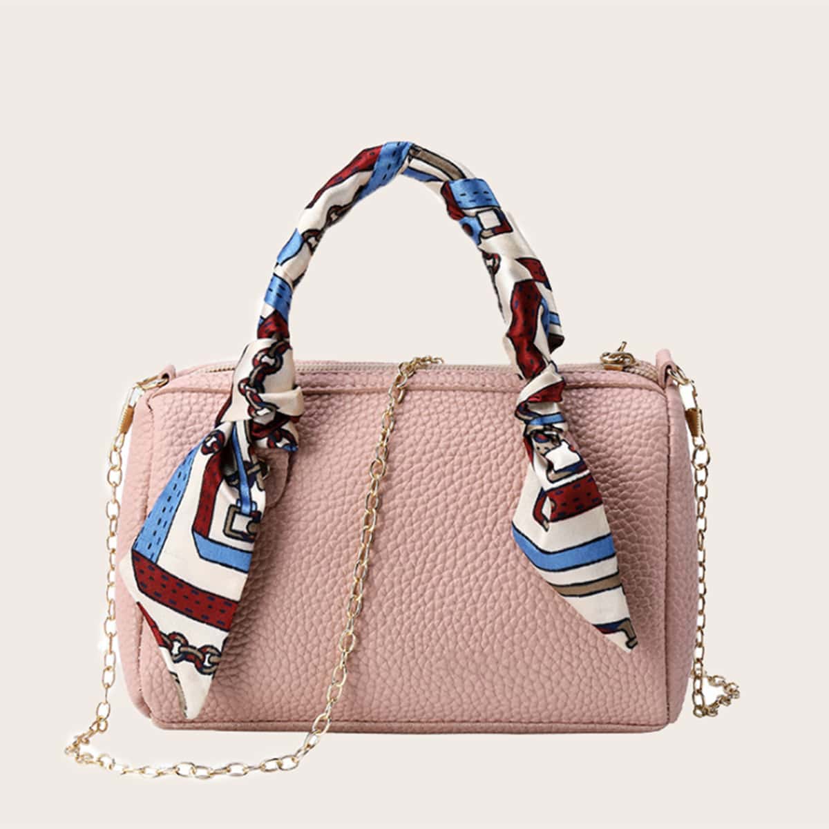 

Twilly Scarf Boston Bag, Baby pink