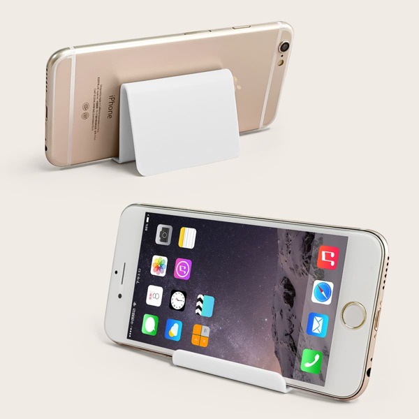 

Solid Desktop Phone Holder, White