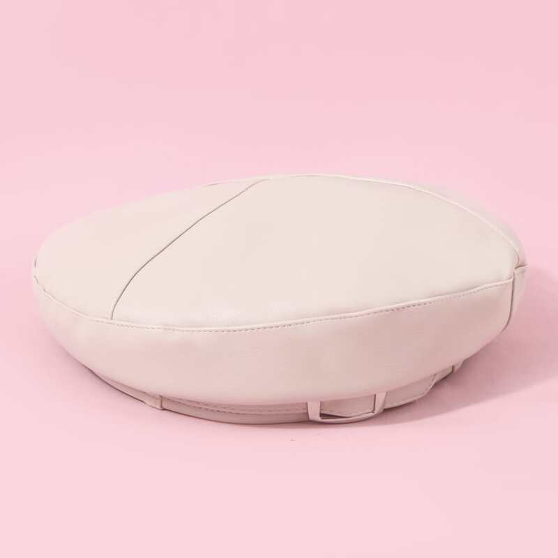 

PU Leather Beret, Beige
