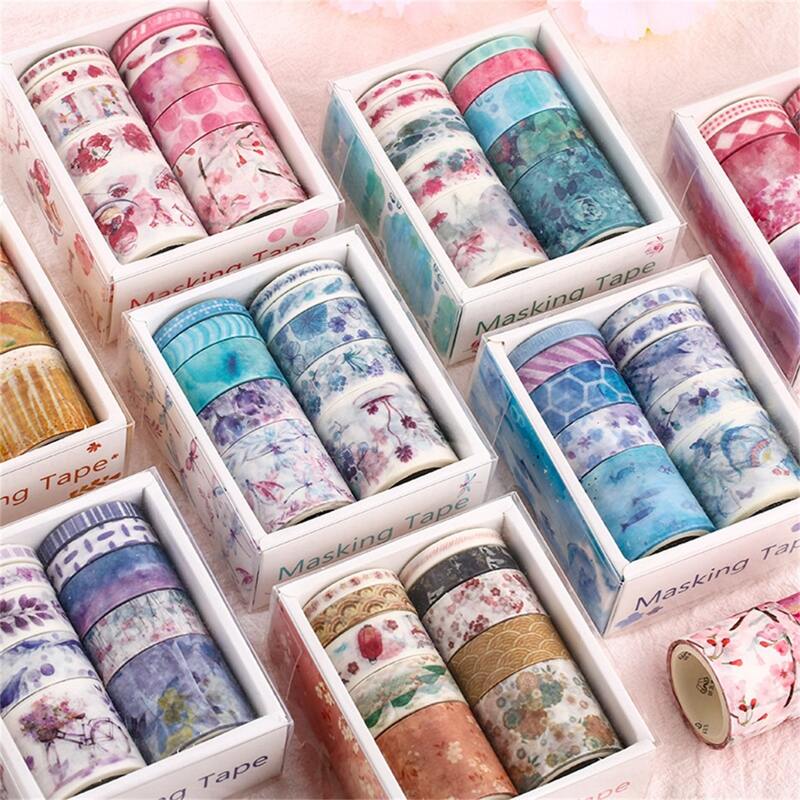 

10pcs Random Mixed Pattern DIY Tape, Multicolor
