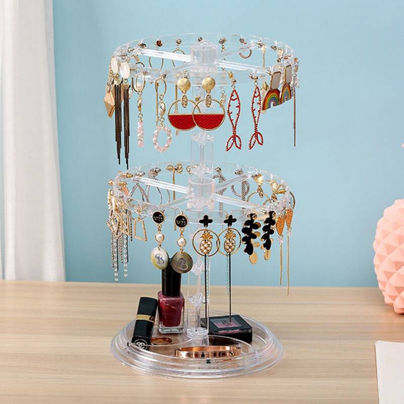 

1pc Jewelry Storage Rack, Clear