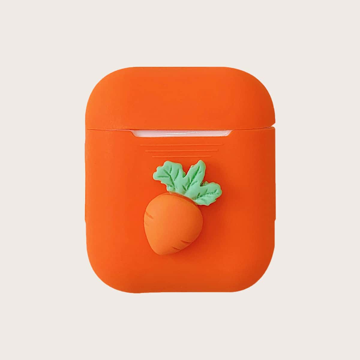 

Carrot Decor Airpods Case, Orange
