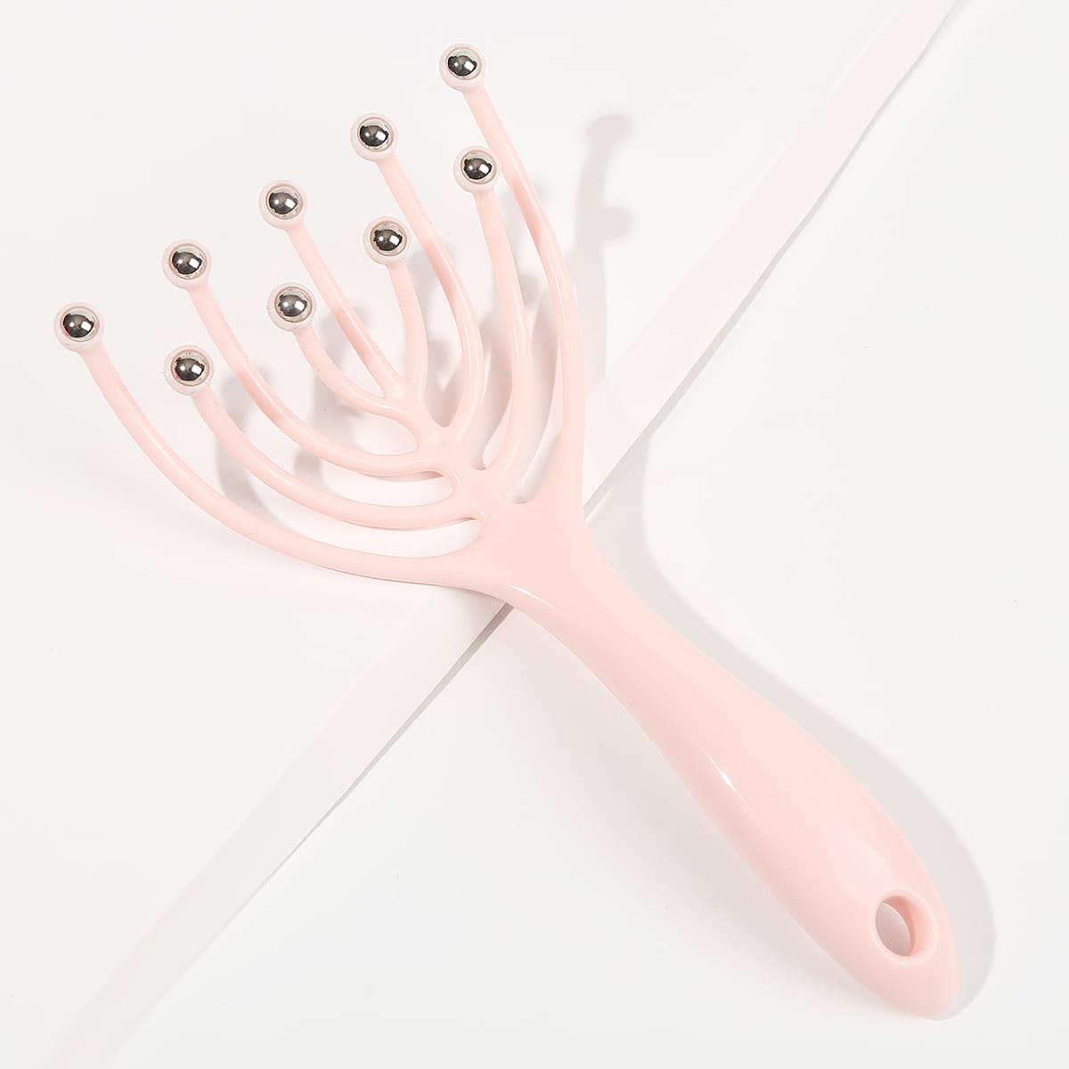 

1pc Head Massager, Baby pink