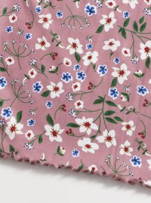 SHEIN VCAY Đầm Xù nhỏ Hoa Boho - Nhiều màu - Xem 3