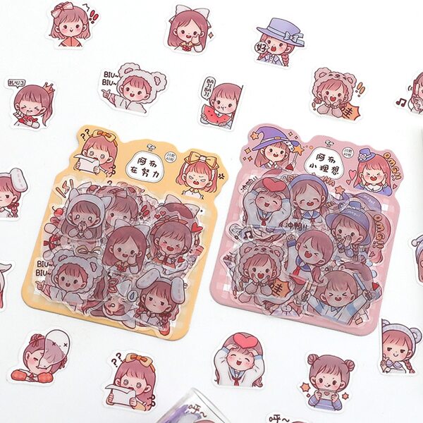 

40pcs Cartoon Graphic Random Sticker, Multicolor