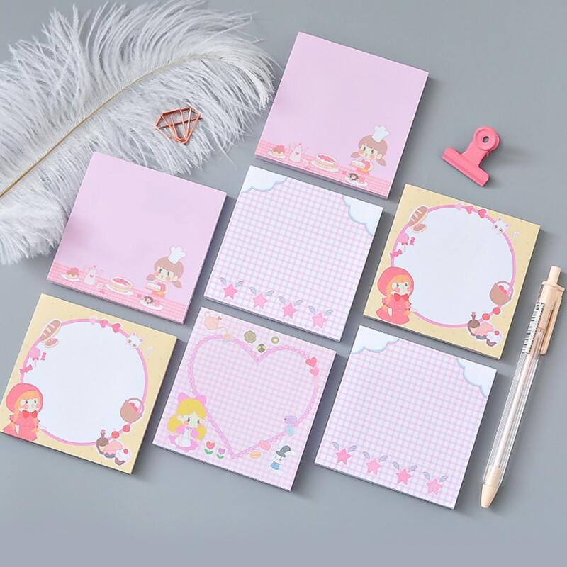 

2pcs Cartoon Graphic Random Sticky Note, Multicolor