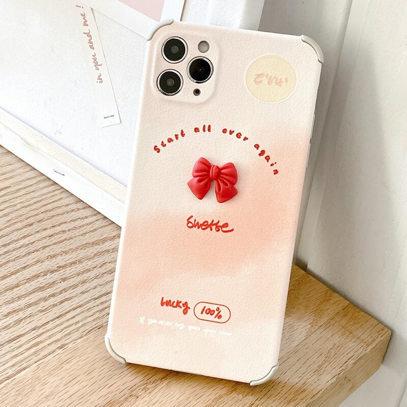 

Bow Decor iPhone Case, Multicolor