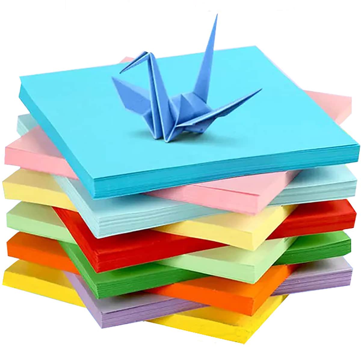 

100pcs Random DIY Origami Paper, Multicolor