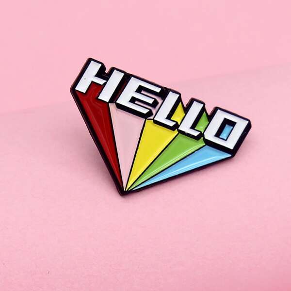 

Kids Letter Decor Brooch, Multicolor