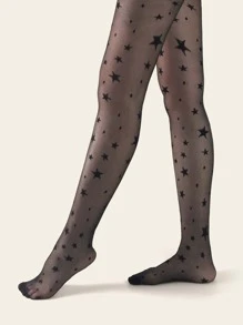 Star Pattern Mesh Tight