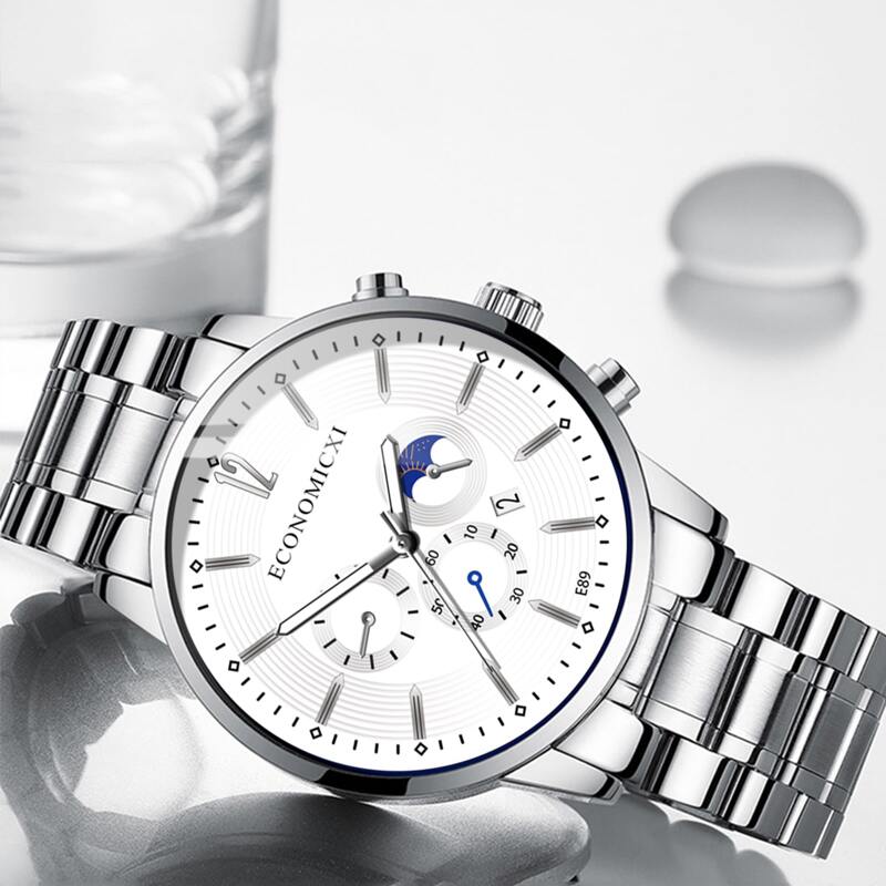 

Guys Round Pointer Date Quartz Watch