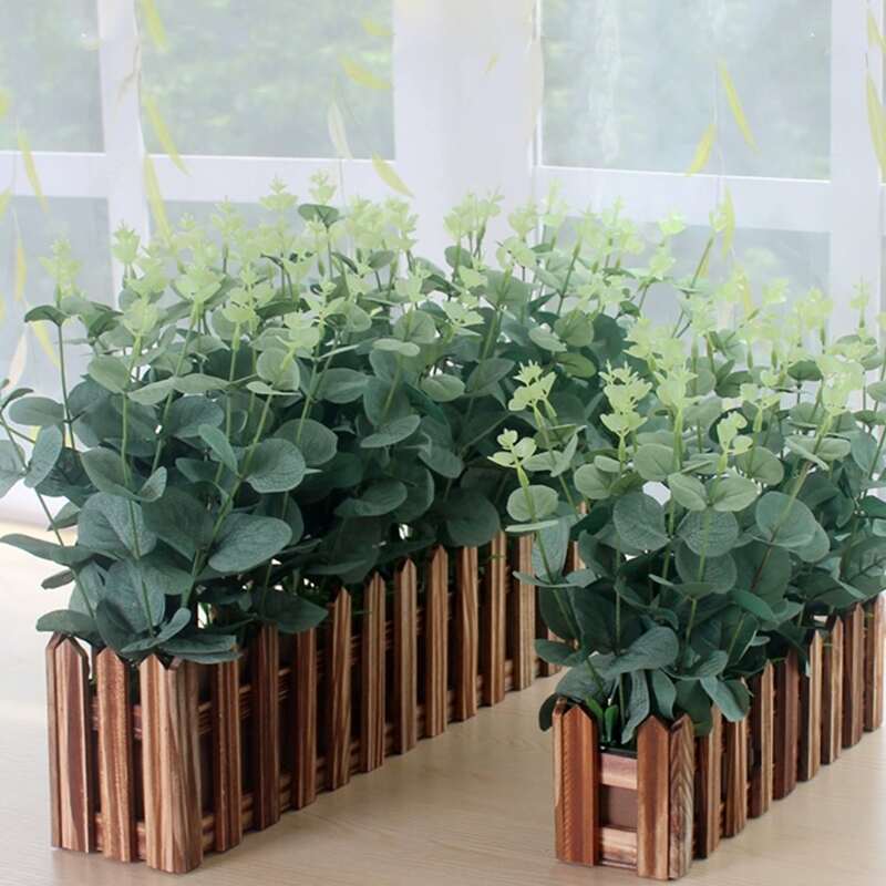 

6pcs Artificial Leaf, Green
