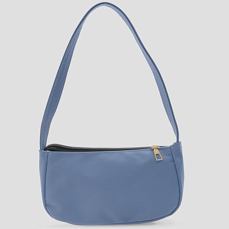 

Solid Baguette Bag, Blue