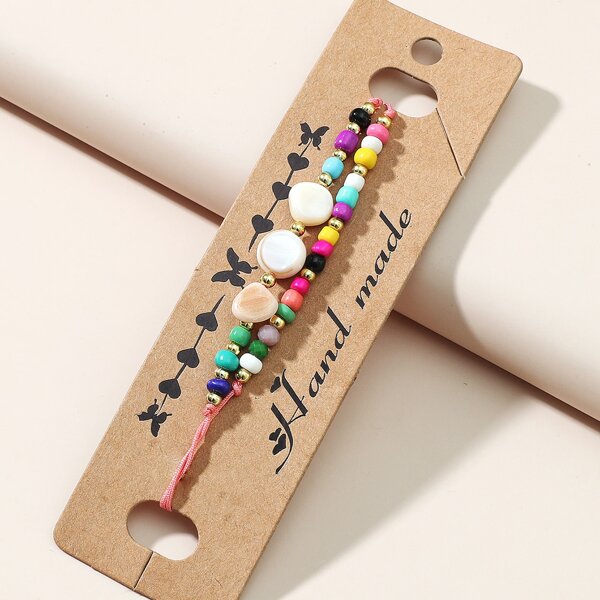 

Girls Beaded Bracelet, Multicolor