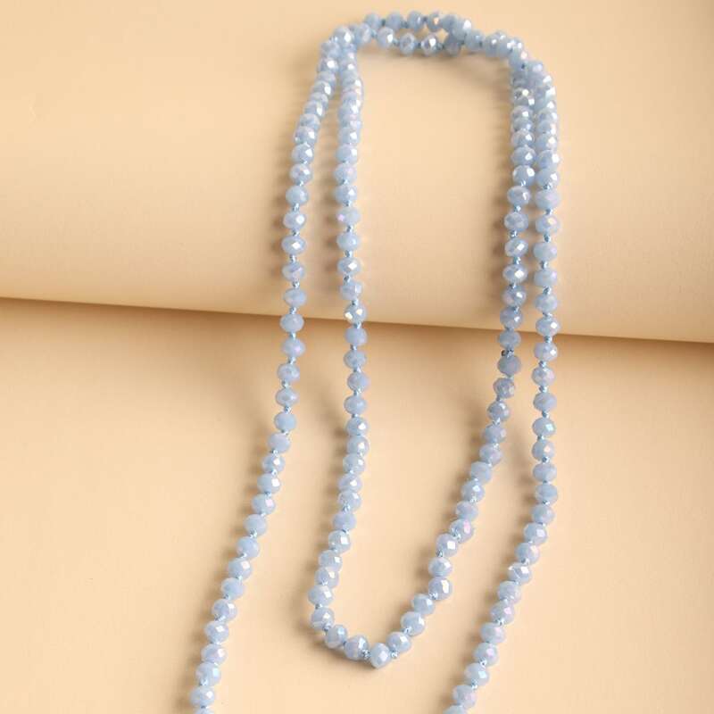 

1pc Beaded Necklace, Blue