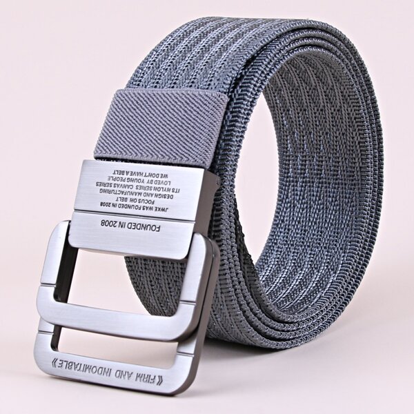 

Men Simple Tape Belt, Grey