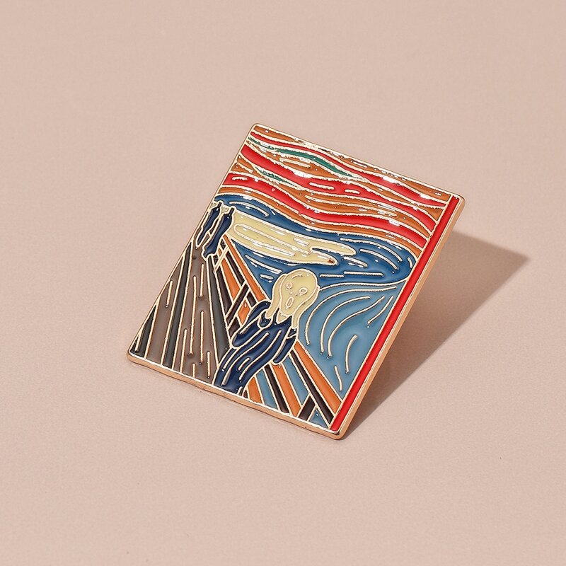 

1pc Figure Pattern Brooch, Multicolor