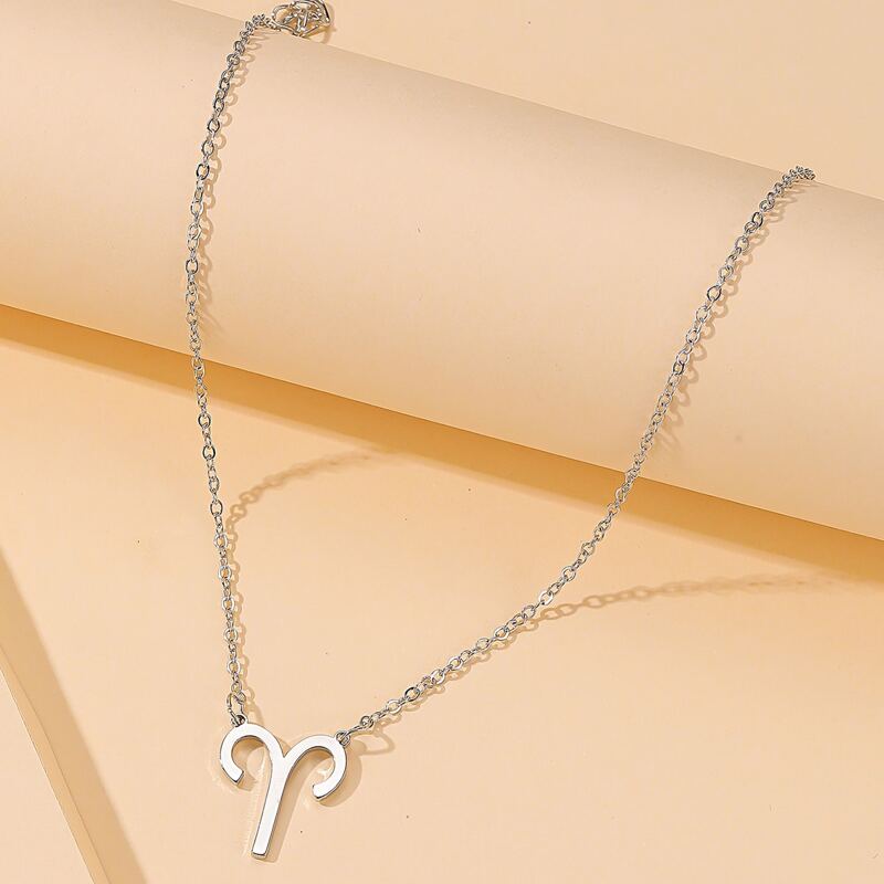 

Aries Chain Necklace, Silver