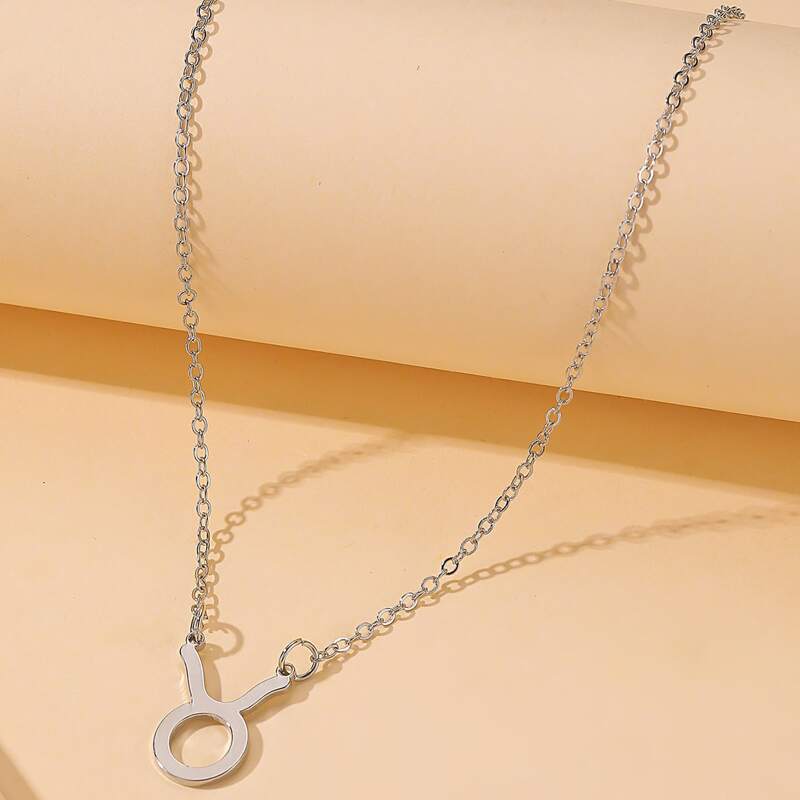 

Taurus Chain Necklace, Silver