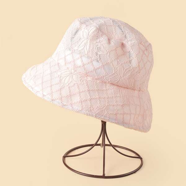 

Solid Bucket Hat, Pink