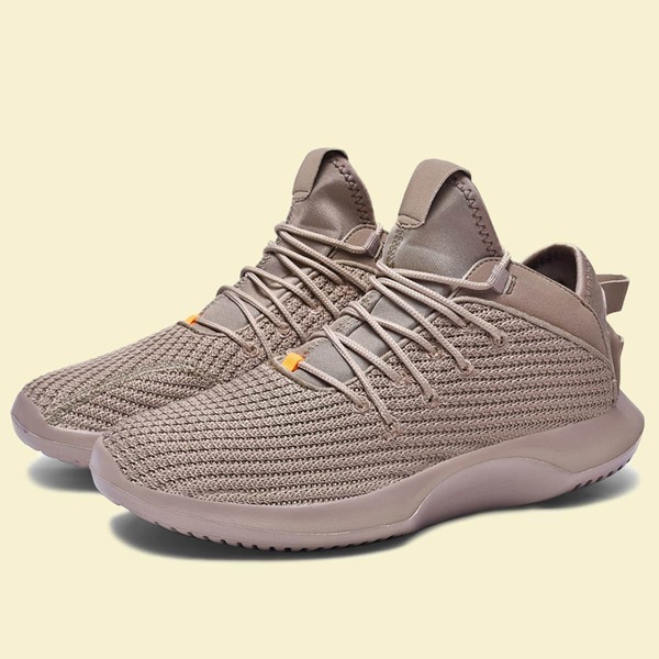 

Men Lace-up Front Sneakers, Khaki
