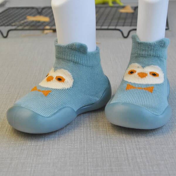 

Toddler Boys Cartoon Graphic Sock Sneakers, Blue