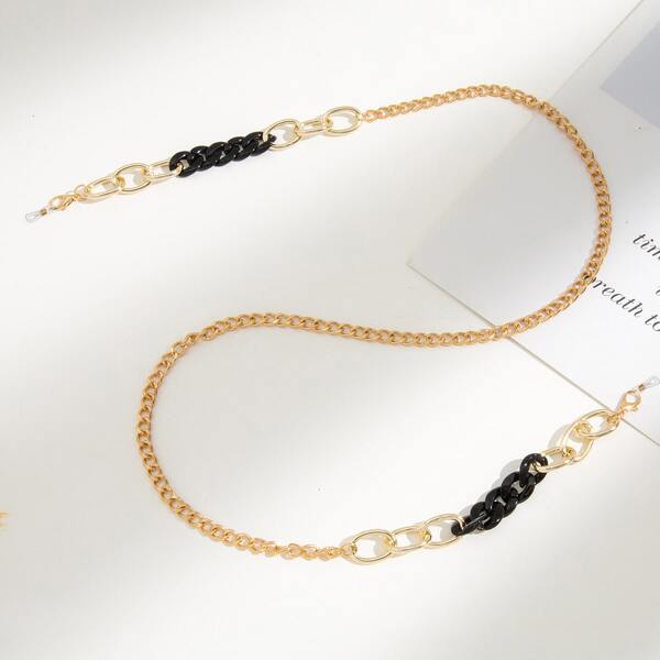 

Simple Glasses Chain, Black