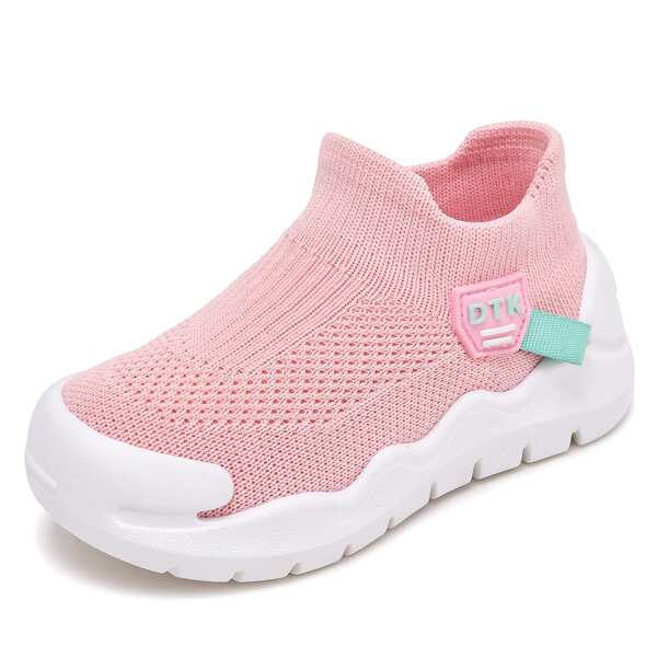 

Toddler Girls Slip On Knit Sneakers, Pink