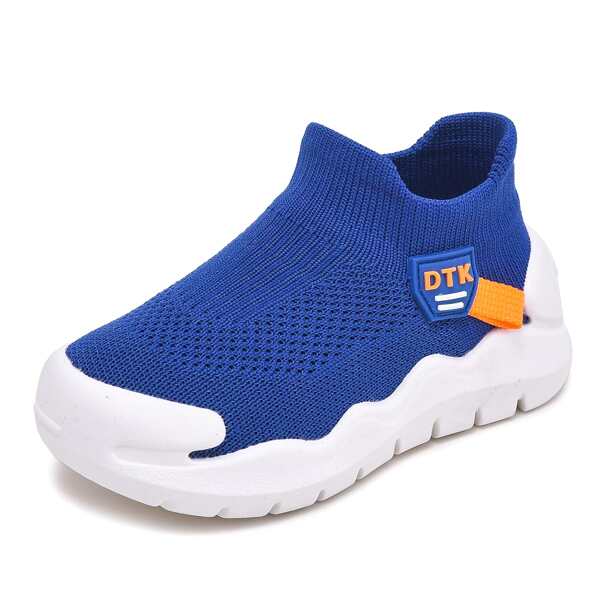 

Toddler Girls Slip On Knit Sneakers, Blue