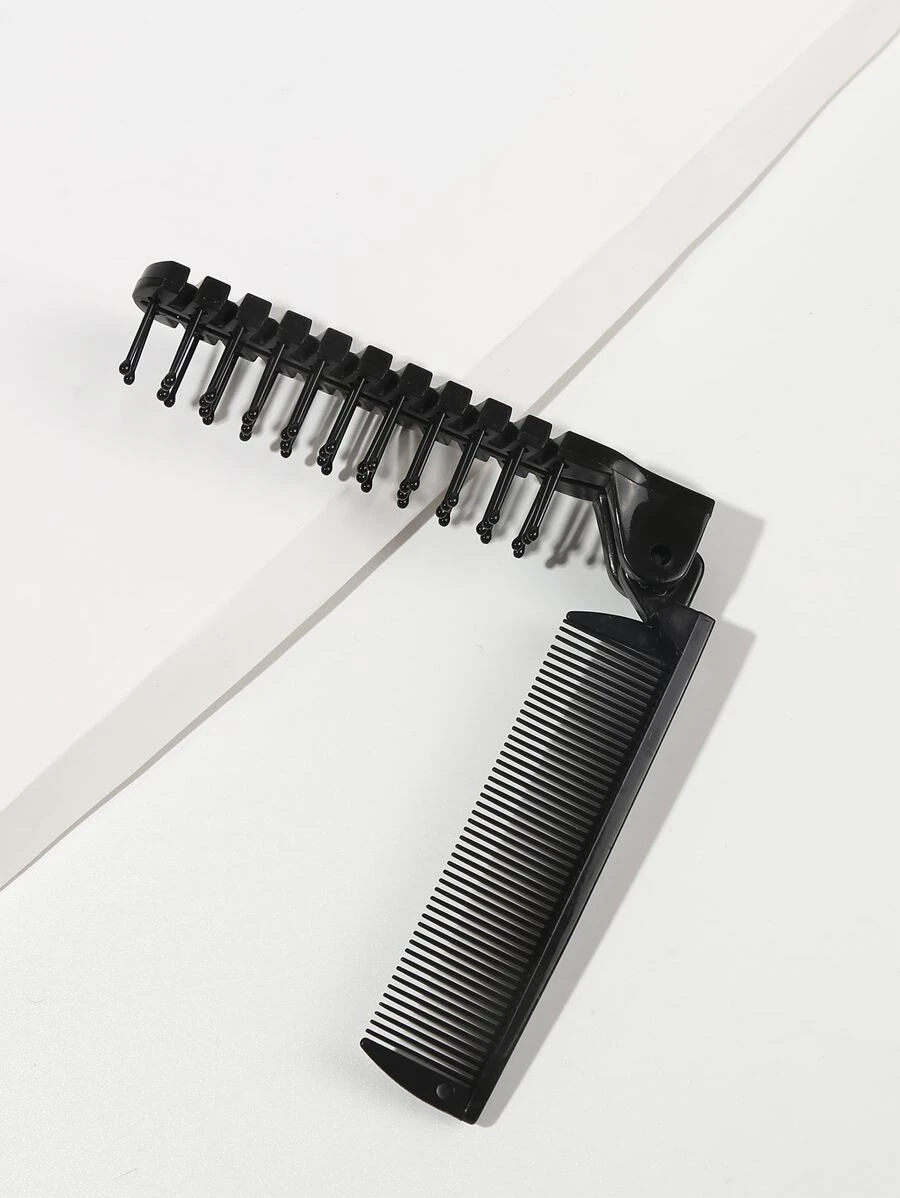 1 件折叠发刷/发梳，用于去除所有发质的毛发灰尘、刷子、发刷、边缘刷、刷头发、发梳、梳头发、顺发刷、球刷、迷你发刷、发刷套装、木梳、发刷、发刷、刷子、梳子、光滑后刷、发刷、边缘刷、刷头发、发梳、发刷套装、梳头发、迷你发刷、顺发刷、发刷、美发产品、美发工具、美发用品、护发、卷发刷、美发设备