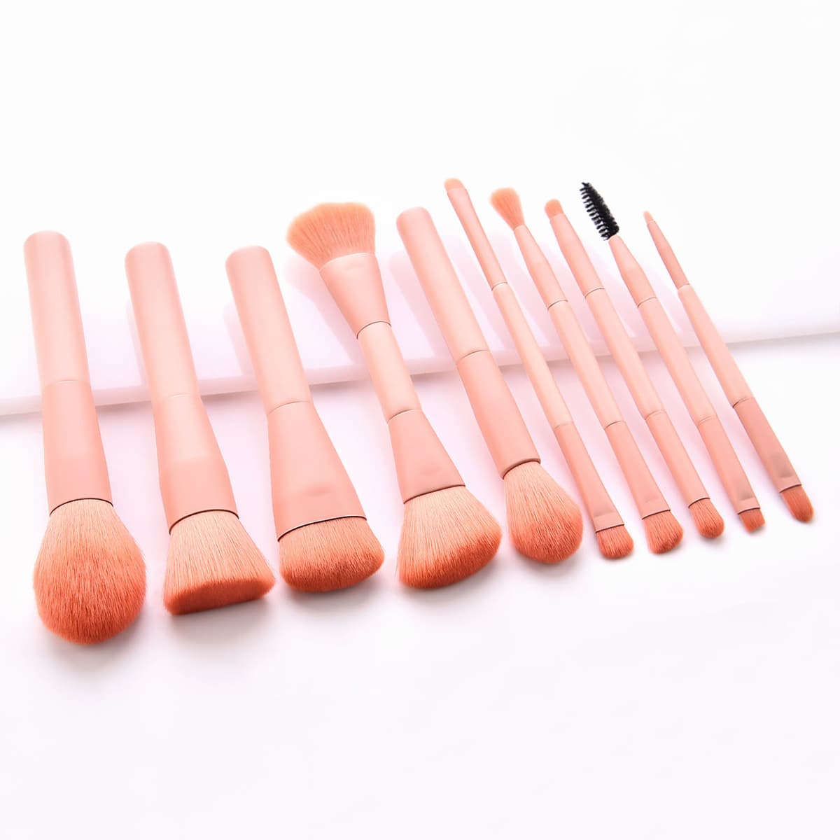 

10pcs Makeup Brush Set, Pink