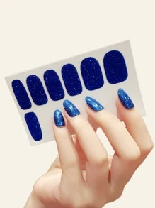1張閃亮美甲貼紙