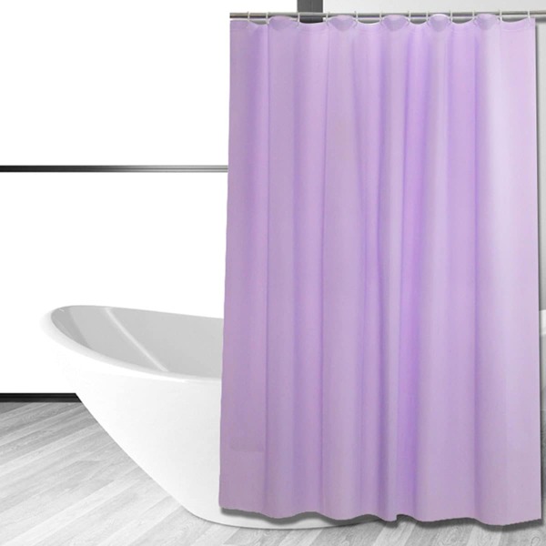 

Solid Color Shower Curtain, Lilac purple
