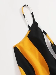 SHEIN VCAY Jumpsuits Plus Size Trọn gói Khối Màu Boho - Nhiều màu - Xem 3