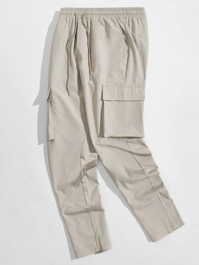 Manfinity VCAY 男士側翻蓋口袋長褲