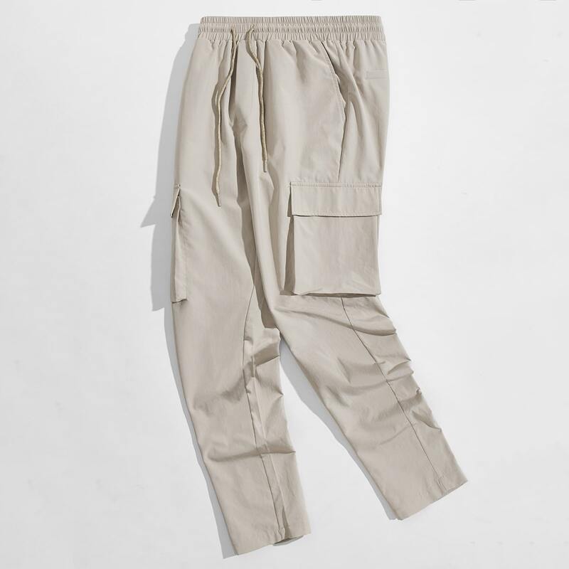 

Guys Flap Pocket Side Pants, Beige