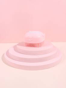 Silicone Pet Bath Brush - Pink - View 4