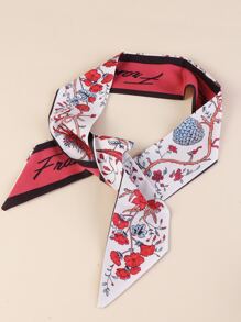 Nơ thắt nút Scrunchie khăn - Nhiều màu - Xem 2