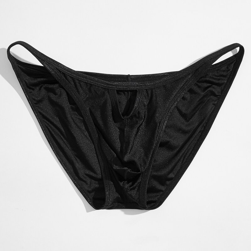 

Guys Letter Graphic Cut Out Brief, Black