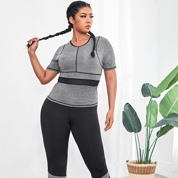 

Plus Super Elastic Colorblock Sports Set, Multicolor