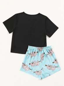 Bộ mặc nhà Hoạt hình Dễ thương - Nhiều màu - Xem 2