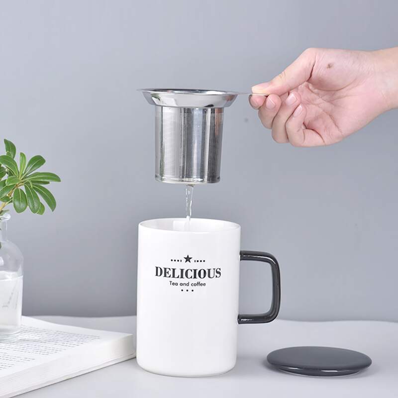 

1pc Stainless Steel Tea Filter, Silver