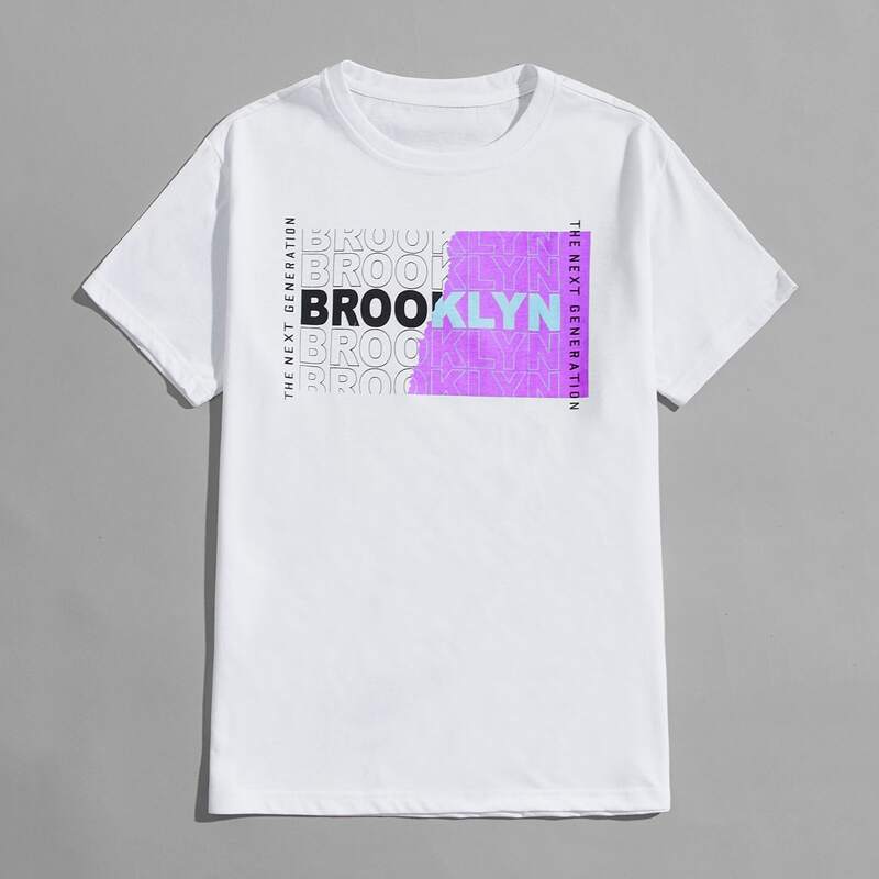 

Guys Letter Graphic Tee, White