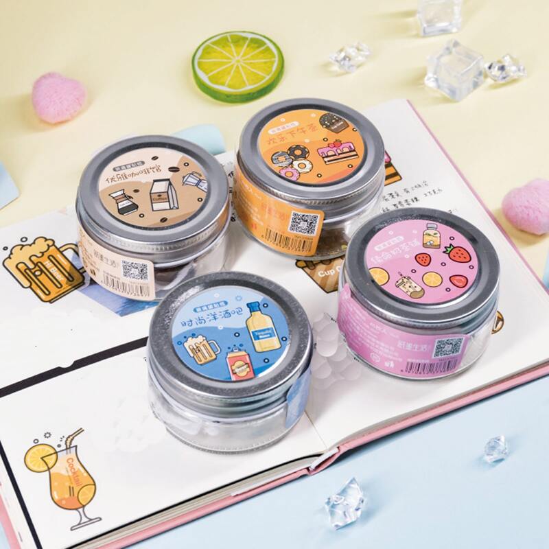 

45pcs Cartoon Food Sticker, Multicolor