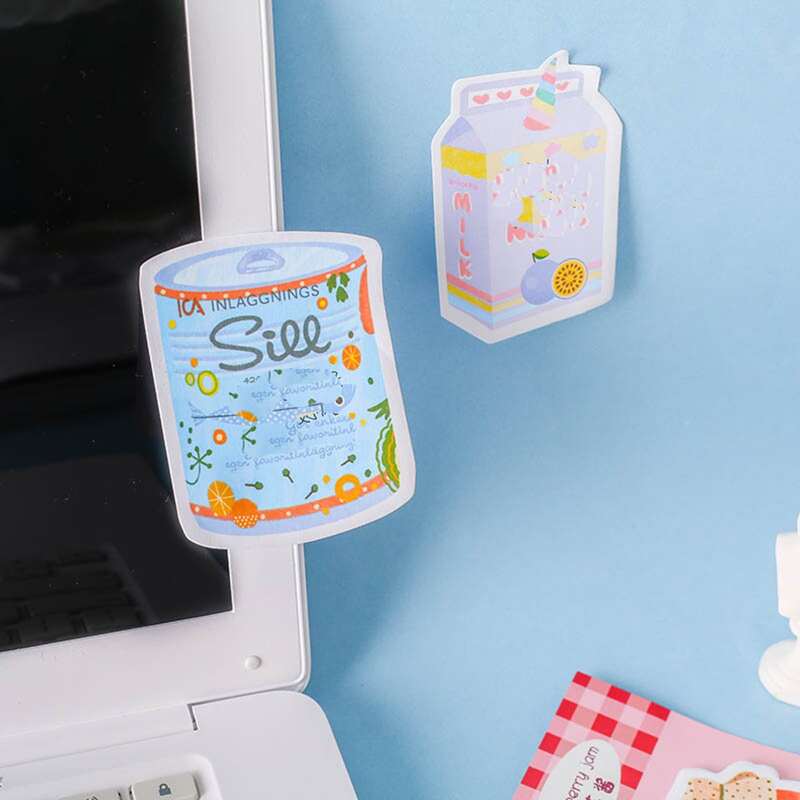 

1pc Random Cartoon Sticky Note, Pink