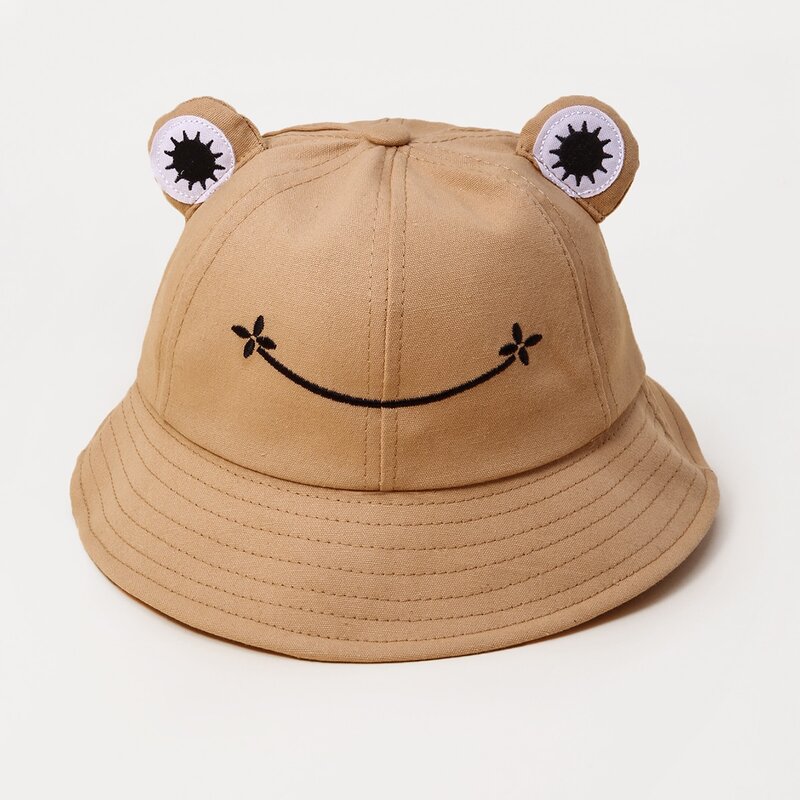 

Frog Design Bucket Hat, Camel