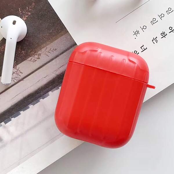 

Suitcase Design Airpods Case, Red