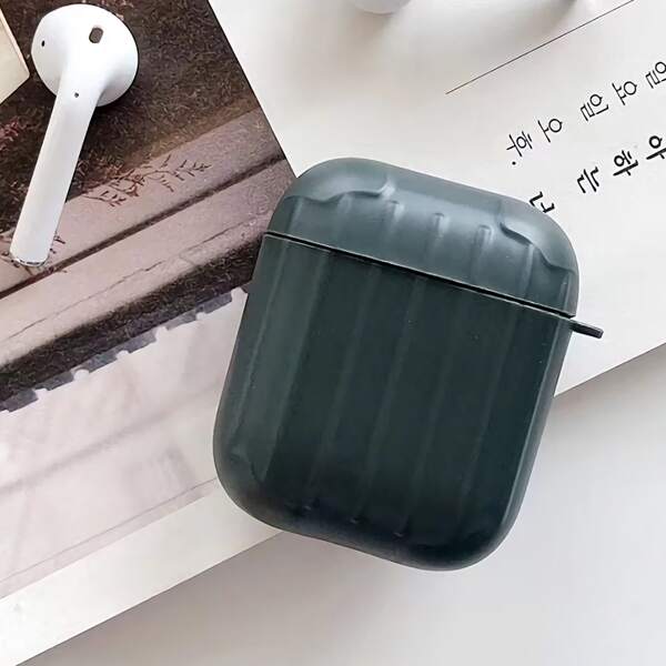 

Чехол для Airpods в форме чемодана, Темно-зеленый