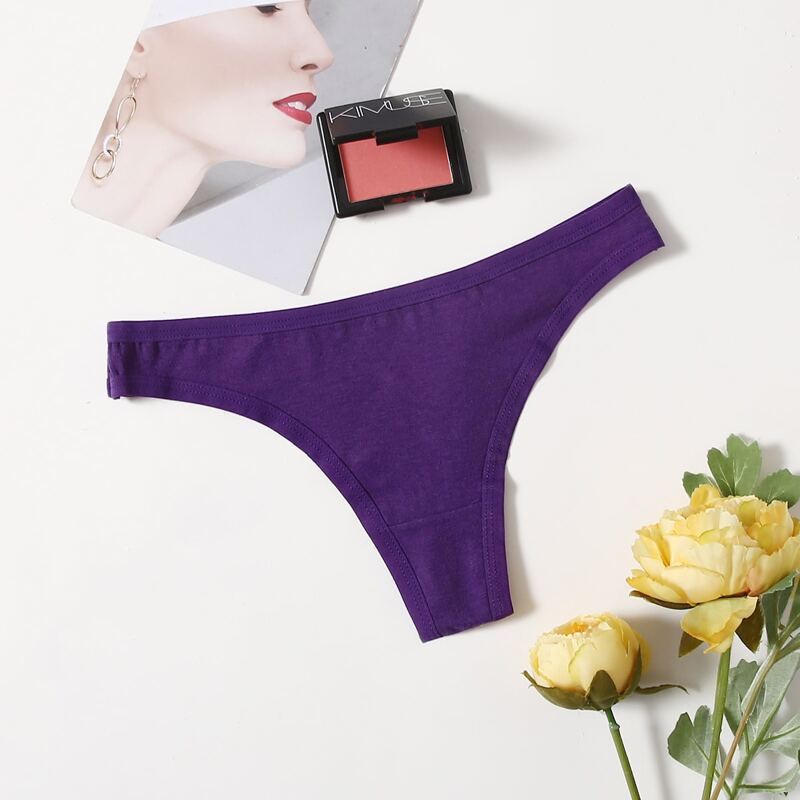 

Solid Simple Panty, Violet purple