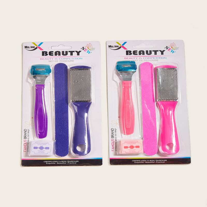 

4pcs Random Color Pedicure Tools Kit, Multicolor